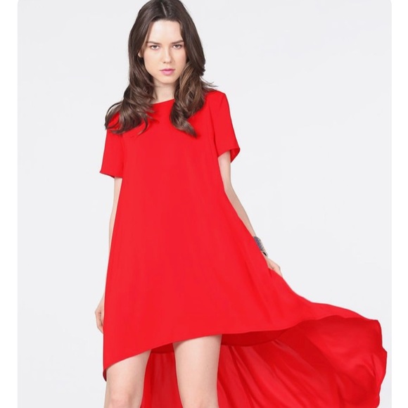 ❗️One left❗️BLUE High-Low Dress - Picture 3 of 4